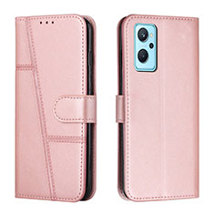 Funda de Cuero Cartera con Soporte Carcasa Y01X para Realme 10T 5G Oro Rosa