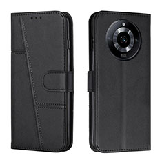 Funda de Cuero Cartera con Soporte Carcasa Y01X para Realme 11 Pro 5G Negro