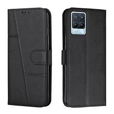 Funda de Cuero Cartera con Soporte Carcasa Y01X para Realme 8 4G Negro