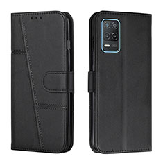 Funda de Cuero Cartera con Soporte Carcasa Y01X para Realme 8s 5G Negro