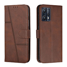 Funda de Cuero Cartera con Soporte Carcasa Y01X para Realme 9 4G Marron