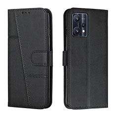 Funda de Cuero Cartera con Soporte Carcasa Y01X para Realme 9 4G Negro