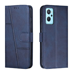 Funda de Cuero Cartera con Soporte Carcasa Y01X para Realme 9i 5G Azul