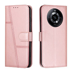 Funda de Cuero Cartera con Soporte Carcasa Y01X para Realme Narzo 60 5G Oro Rosa