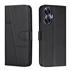 Funda de Cuero Cartera con Soporte Carcasa Y01X para Realme Narzo N55 Negro