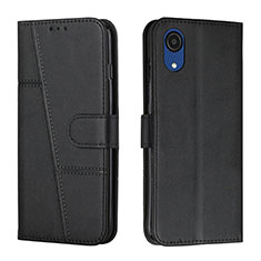 Funda de Cuero Cartera con Soporte Carcasa Y01X para Samsung Galaxy A03 Core Negro