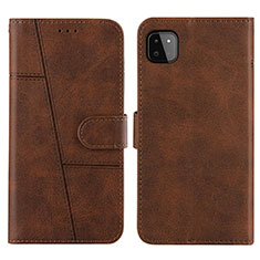 Funda de Cuero Cartera con Soporte Carcasa Y01X para Samsung Galaxy A22 5G Marron