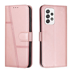 Funda de Cuero Cartera con Soporte Carcasa Y01X para Samsung Galaxy A23 4G Oro Rosa