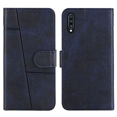 Funda de Cuero Cartera con Soporte Carcasa Y01X para Samsung Galaxy A30S Azul