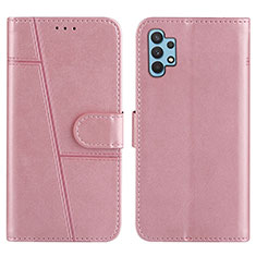 Funda de Cuero Cartera con Soporte Carcasa Y01X para Samsung Galaxy A32 5G Oro Rosa