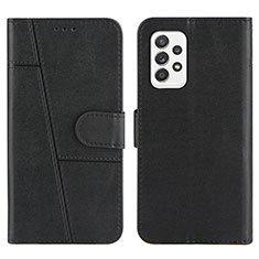 Funda de Cuero Cartera con Soporte Carcasa Y01X para Samsung Galaxy A52 4G Negro