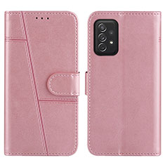 Funda de Cuero Cartera con Soporte Carcasa Y01X para Samsung Galaxy A72 4G Oro Rosa