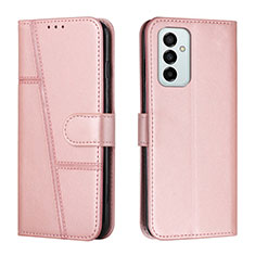 Funda de Cuero Cartera con Soporte Carcasa Y01X para Samsung Galaxy F23 5G Oro Rosa