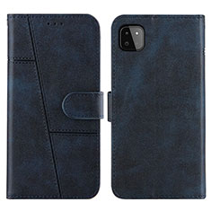 Funda de Cuero Cartera con Soporte Carcasa Y01X para Samsung Galaxy F42 5G Azul