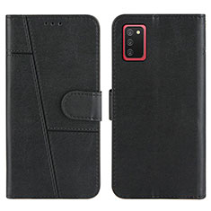 Funda de Cuero Cartera con Soporte Carcasa Y01X para Samsung Galaxy M02s Negro