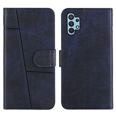 Funda de Cuero Cartera con Soporte Carcasa Y01X para Samsung Galaxy M32 5G Azul