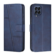 Funda de Cuero Cartera con Soporte Carcasa Y01X para Samsung Galaxy M33 5G Azul