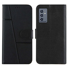 Funda de Cuero Cartera con Soporte Carcasa Y01X para Samsung Galaxy Quantum4 5G Negro