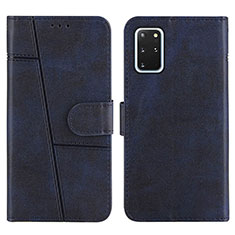 Funda de Cuero Cartera con Soporte Carcasa Y01X para Samsung Galaxy S20 Plus 5G Azul