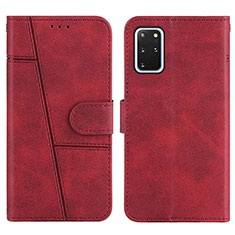 Funda de Cuero Cartera con Soporte Carcasa Y01X para Samsung Galaxy S20 Plus Rojo