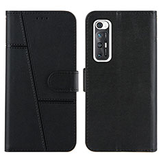 Funda de Cuero Cartera con Soporte Carcasa Y01X para Xiaomi Mi 10S 5G Negro