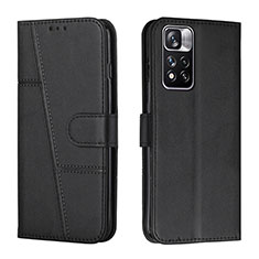 Funda de Cuero Cartera con Soporte Carcasa Y01X para Xiaomi Mi 11i 5G (2022) Negro