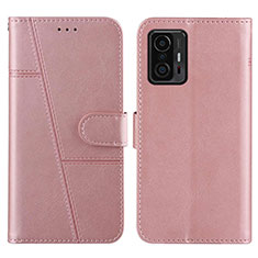 Funda de Cuero Cartera con Soporte Carcasa Y01X para Xiaomi Mi 11T 5G Oro Rosa