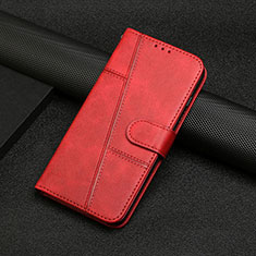 Funda de Cuero Cartera con Soporte Carcasa Y01X para Xiaomi Mi 13 5G Rojo