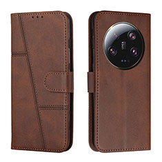 Funda de Cuero Cartera con Soporte Carcasa Y01X para Xiaomi Mi 13 Ultra 5G Marron