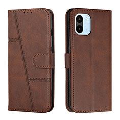 Funda de Cuero Cartera con Soporte Carcasa Y01X para Xiaomi Poco C50 Marron