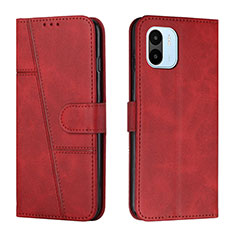 Funda de Cuero Cartera con Soporte Carcasa Y01X para Xiaomi Poco C50 Rojo