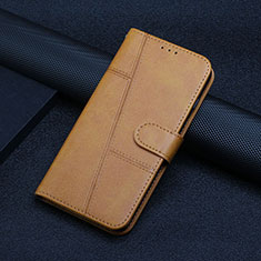 Funda de Cuero Cartera con Soporte Carcasa Y01X para Xiaomi Poco F5 Pro 5G Marron Claro