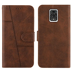 Funda de Cuero Cartera con Soporte Carcasa Y01X para Xiaomi Poco M2 Pro Marron