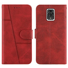 Funda de Cuero Cartera con Soporte Carcasa Y01X para Xiaomi Poco M2 Pro Rojo