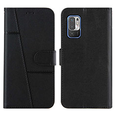 Funda de Cuero Cartera con Soporte Carcasa Y01X para Xiaomi POCO M3 Pro 5G Negro