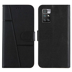 Funda de Cuero Cartera con Soporte Carcasa Y01X para Xiaomi Redmi 10 (2022) Negro