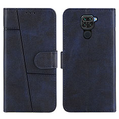 Funda de Cuero Cartera con Soporte Carcasa Y01X para Xiaomi Redmi 10X 4G Azul