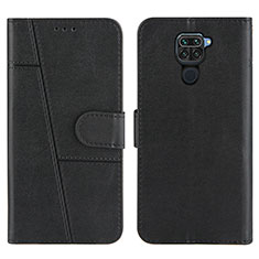 Funda de Cuero Cartera con Soporte Carcasa Y01X para Xiaomi Redmi 10X 4G Negro