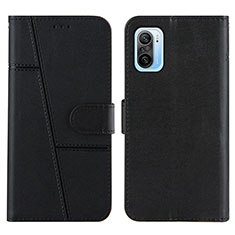 Funda de Cuero Cartera con Soporte Carcasa Y01X para Xiaomi Redmi K40 5G Negro