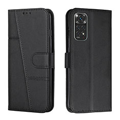 Funda de Cuero Cartera con Soporte Carcasa Y01X para Xiaomi Redmi Note 11 4G (2022) Negro