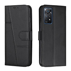 Funda de Cuero Cartera con Soporte Carcasa Y01X para Xiaomi Redmi Note 11 Pro 5G Negro