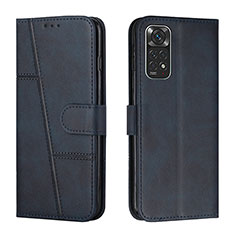 Funda de Cuero Cartera con Soporte Carcasa Y01X para Xiaomi Redmi Note 11S 4G Azul