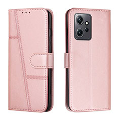 Funda de Cuero Cartera con Soporte Carcasa Y01X para Xiaomi Redmi Note 12 4G Oro Rosa