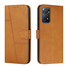 Funda de Cuero Cartera con Soporte Carcasa Y01X para Xiaomi Redmi Note 12 Pro 4G Marron Claro