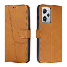 Funda de Cuero Cartera con Soporte Carcasa Y01X para Xiaomi Redmi Note 12 Pro 5G Marron Claro