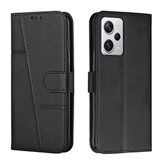 Funda de Cuero Cartera con Soporte Carcasa Y01X para Xiaomi Redmi Note 12 Pro 5G Negro