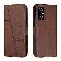 Funda de Cuero Cartera con Soporte Carcasa Y01X para Xiaomi Redmi Note 12R Pro 5G Marron