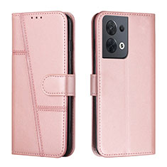 Funda de Cuero Cartera con Soporte Carcasa Y01X para Xiaomi Redmi Note 13 5G Oro Rosa