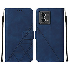 Funda de Cuero Cartera con Soporte Carcasa Y02B para Motorola Moto G Stylus (2023) 4G Azul