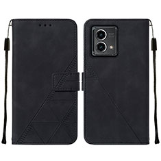 Funda de Cuero Cartera con Soporte Carcasa Y02B para Motorola Moto G Stylus (2023) 4G Negro